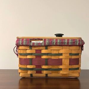 Longaberger Vintage 2008 Christmas Collection Wrap It Up Basket